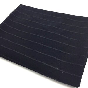 Lycra Medium Jersey für Unterwäsche | Streifen, breit | schwarz | ab 50 cm
