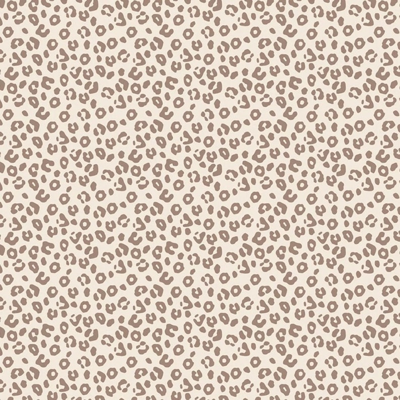 Baumwolljersey LEOPARD beige Ökotex image 2