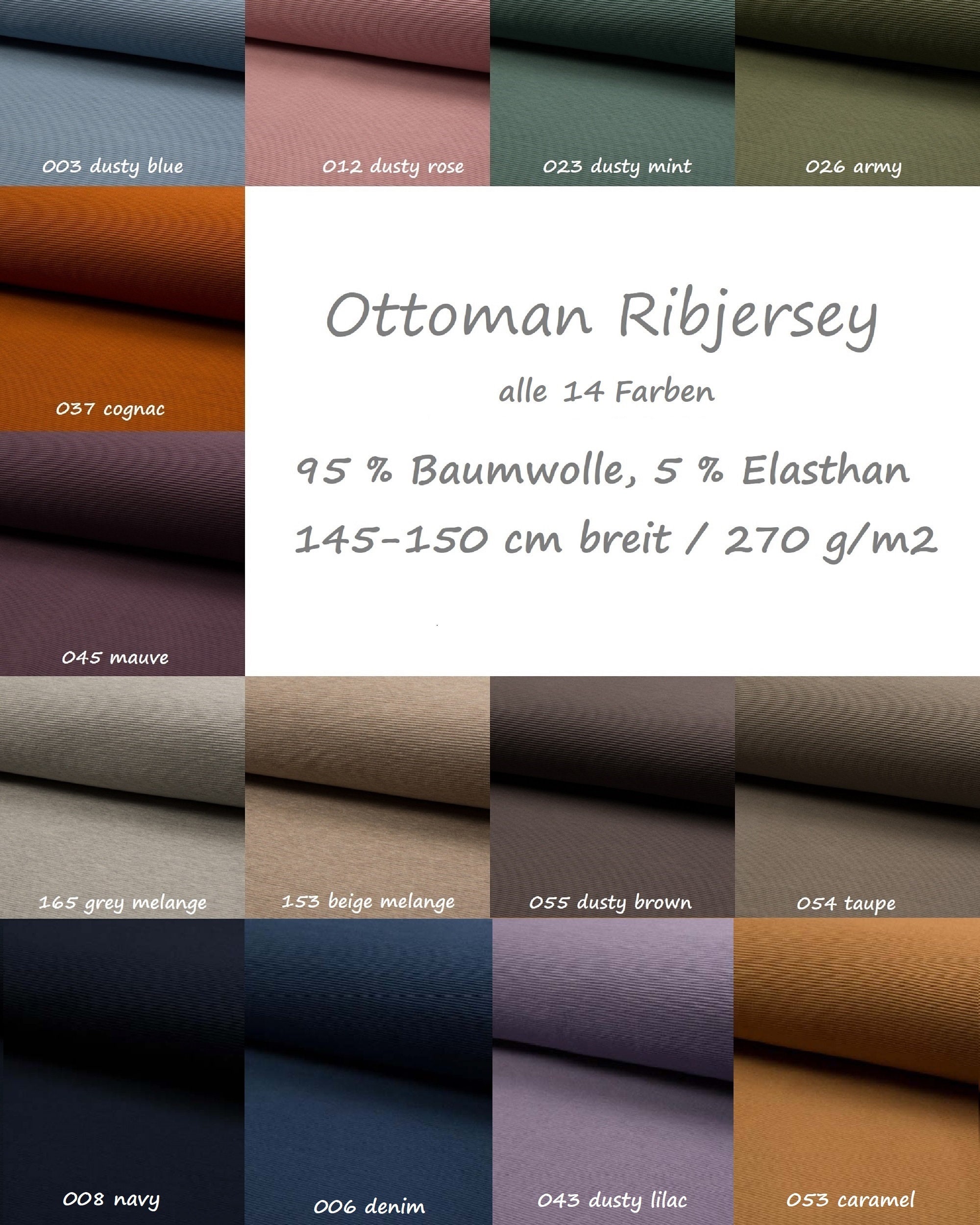 Organic 1x1 Ribbing - European Import - Dusty Mint Organic 1x1 Ribbing - European Import - Dusty Mint