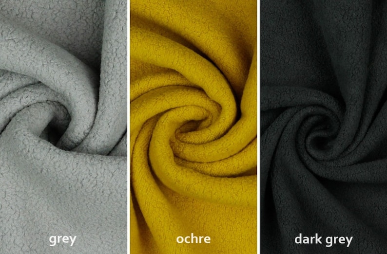 Leichter Baumwoll-Fleece / Sherpa / verschiedene Farben / 235 g/m2 / Ökotex image 4
