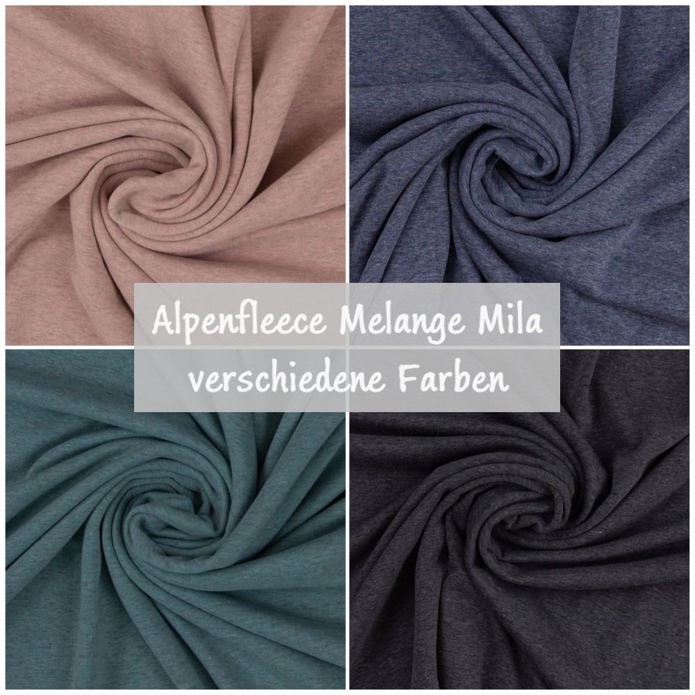 Kuschelsweat Alpenfleece Sterne Alpenfleece Kuschelsweat MILA Uni