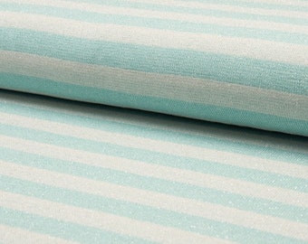 Sparkling Jersey Stripe 2,5 cm mint