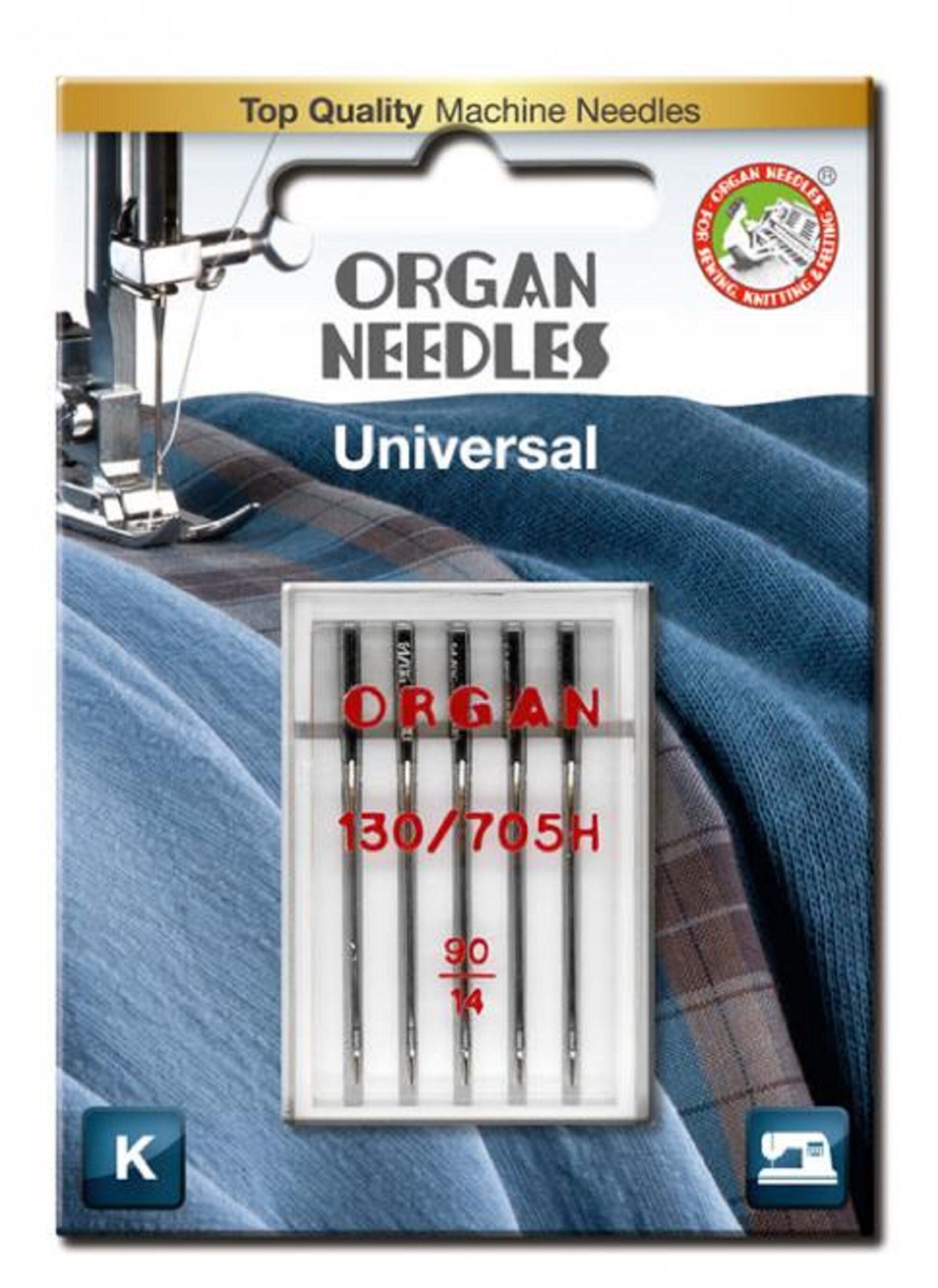 Organ Machine Needles 130/705 H Universal 090 5 Blister Etsy