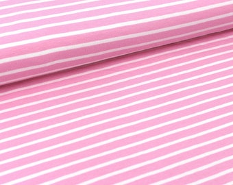 40 cm REST BIO Jersey Streifen | strawberry icecream | Stoffonkel