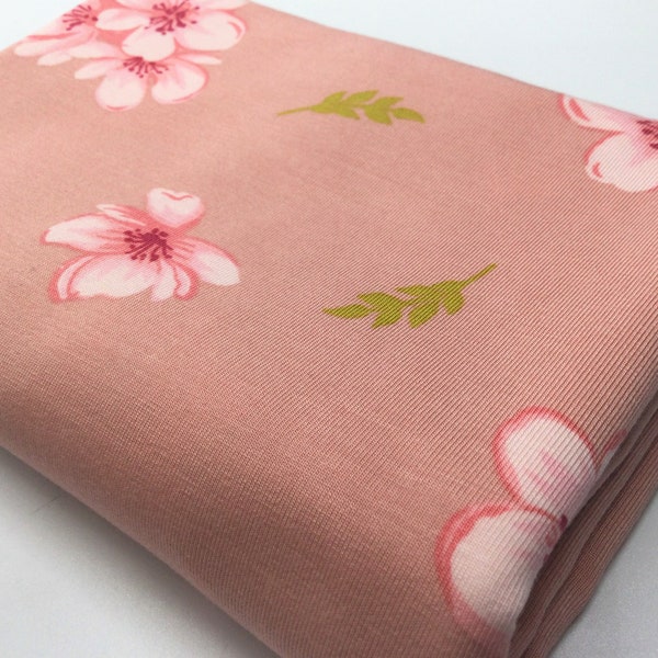 Tencel Modaljersey CHERRY BLOSSOM by Poppy, blush, geblümt