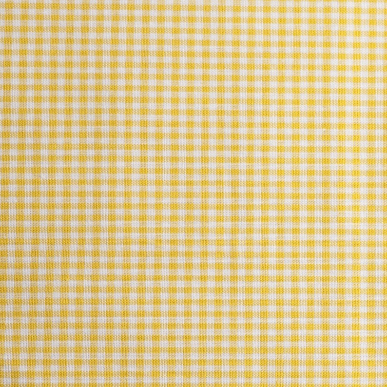 Baumwollstoff Vichykaro GEORGSDORF / 5 mm Karos gelb 312