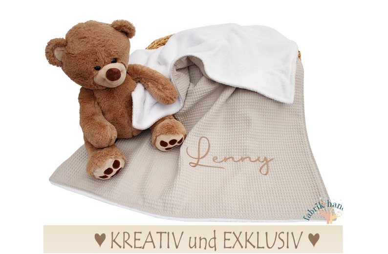 Babydecke Kuscheldecke Kinderwagendecke Bild 1