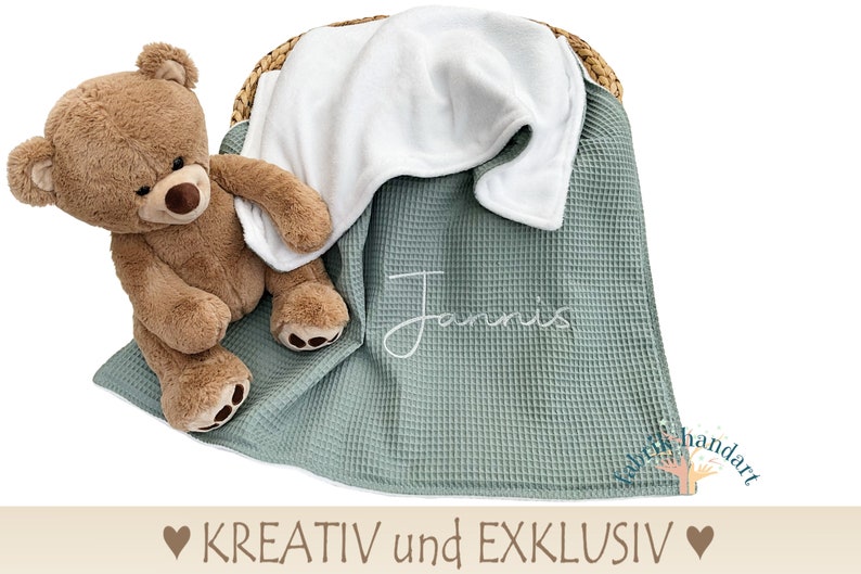 Babydecke Kuscheldecke Kinderwagendecke Bild 1