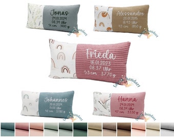 Pillow birth pillow name pillow