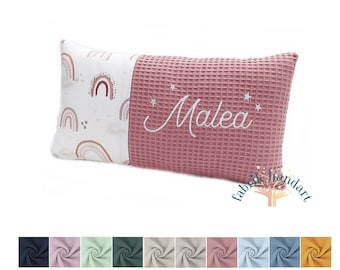 Pillow with name birth pillow