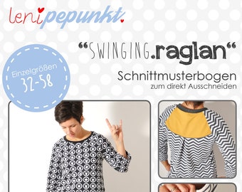 Papierschnittmuster, Lenipepunkt, #91 SWINGING.raglan