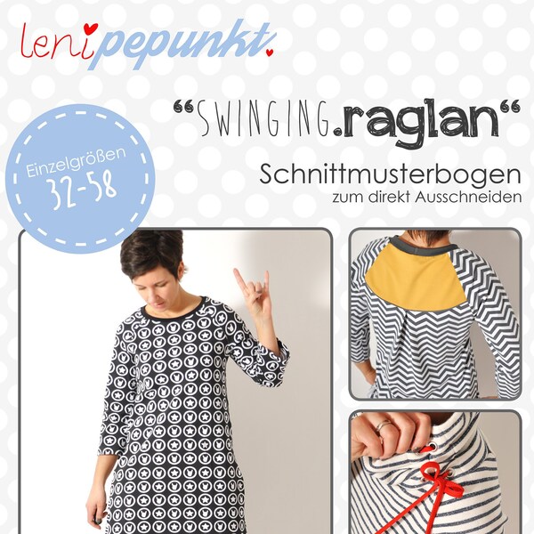 Papierschnittmuster, Lenipepunkt, #91 SWINGING.raglan