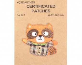 Patch / image thermocollante / patch thermocollant Racoon