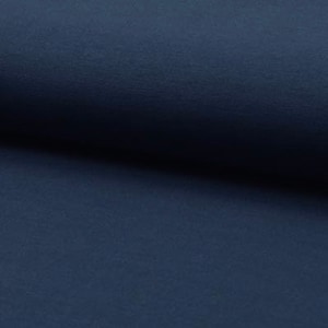 Remnant 120 cm Bengalin Stretch, trouser fabric, medium blue / denim blue