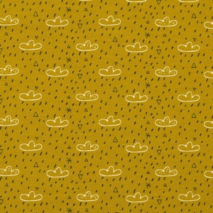 SALE Wolken Jersey Organic, Mustard