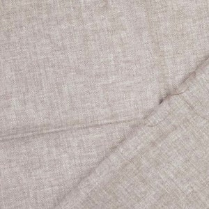 Linen/cotton twill, sand/natural/beige herringbone