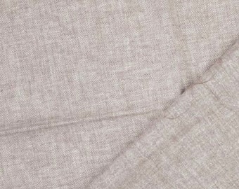 Leinen/Baumwoll- Twill, Sand /Natur / beige fischgrat