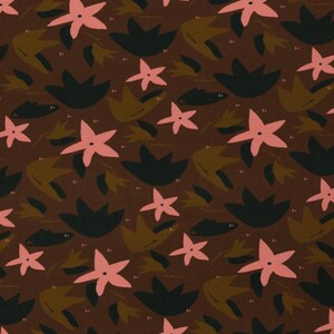 SALE Jersey free fallin by brinarina from Swafing, brown / dark blue / mustard / coral