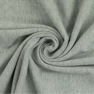 Uni mottled French terry, 1263 mint, Maike Melange by Swafing
