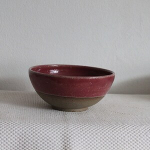 Muesli bowl burgundy-red and natural 500-600ml image 8