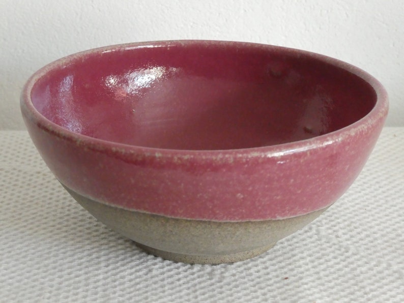 Muesli bowl burgundy-red and natural 500-600ml image 5