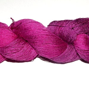 Silk yarn hand-dyed, silk lace yarn for fine shawls and scarves 100% silk 100g, unfortunately no wrapping service possible image 2