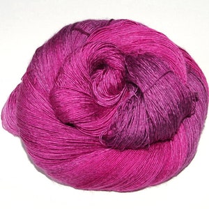 Silk yarn hand-dyed, silk lace yarn for fine shawls and scarves 100% silk 100g, unfortunately no wrapping service possible image 1