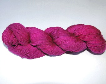 Lace yarn hand-dyed with silk for fine shawls and scarves, 100g No. 102