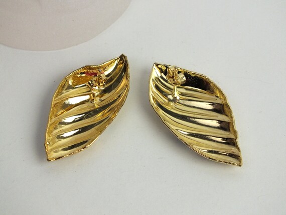 vergoldete 925er Silber Ohrringe, goldene Ohrstec… - image 5