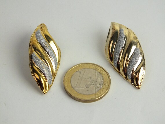 vergoldete 925er Silber Ohrringe, goldene Ohrstec… - image 4