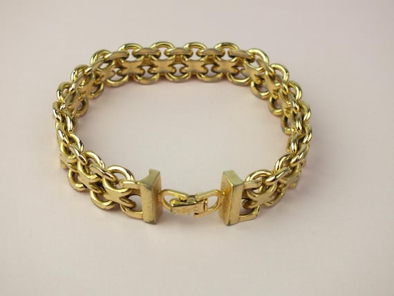 Christian Dior Vintage Bracelet Golden, Nostalgic Link