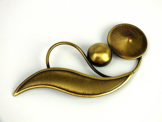 Brosche Anstecker Anker maritim Anstecknadel gold silber dark