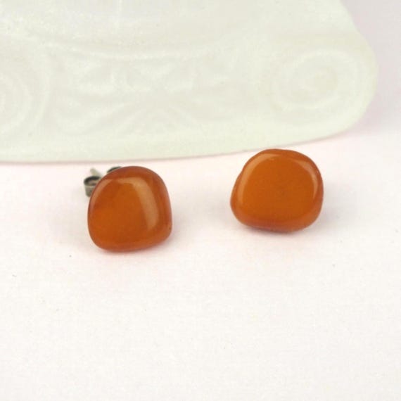 Vintage 835 Silber Ohrringe Damen • Honig‑Bernstein Ohrstecker • echter Silberschmuck View 4
