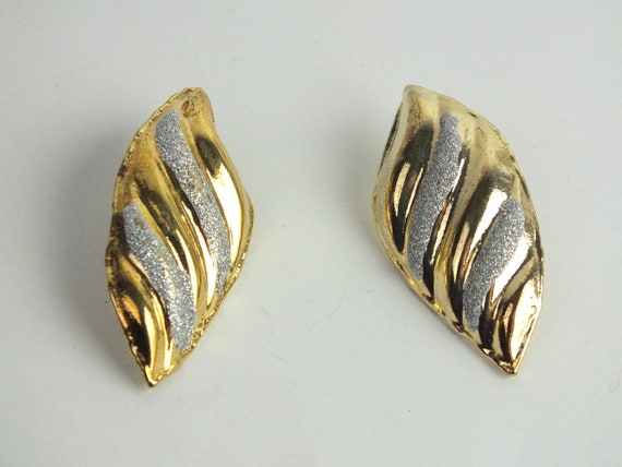 vergoldete 925er Silber Ohrringe, goldene Ohrstec… - image 6