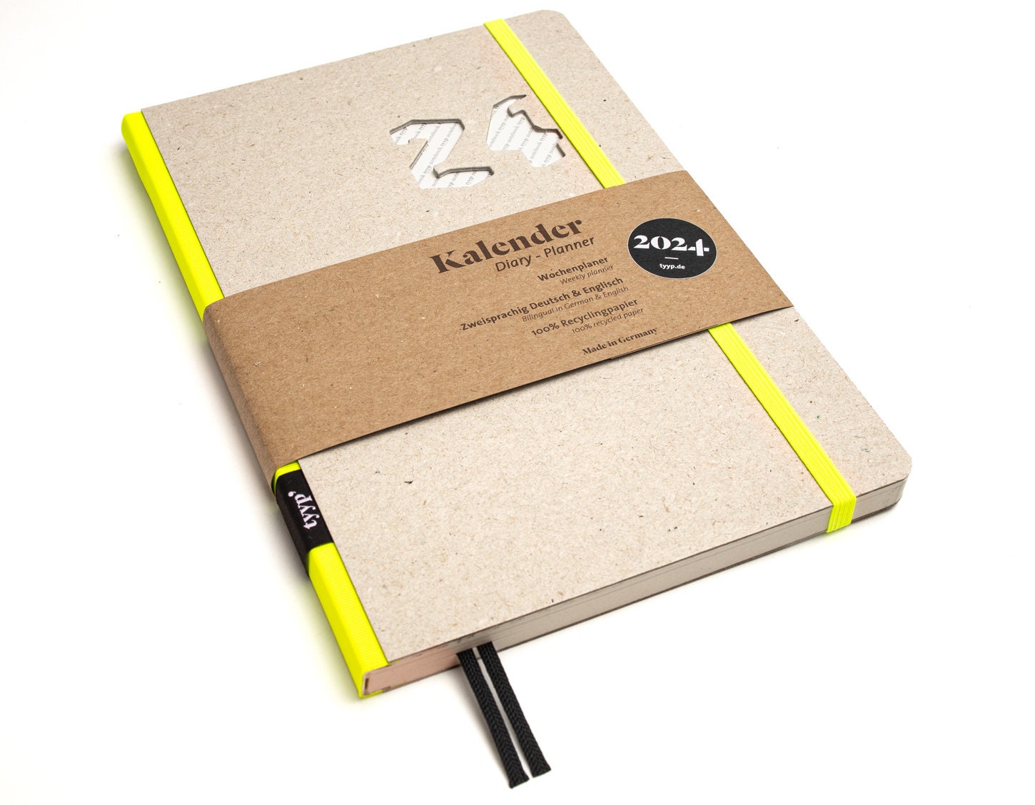 Sustainable Pocket Calendar 2024 Made of 100% Recycled Paper design