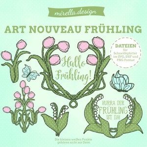 Plotter Files Art Nouveau Spring