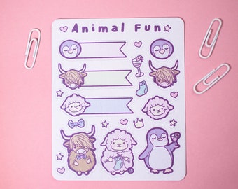 Animal Fun Sticker Set