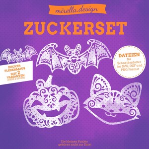 Plotter Files SugarSet Halloween Bat zucca e volpe