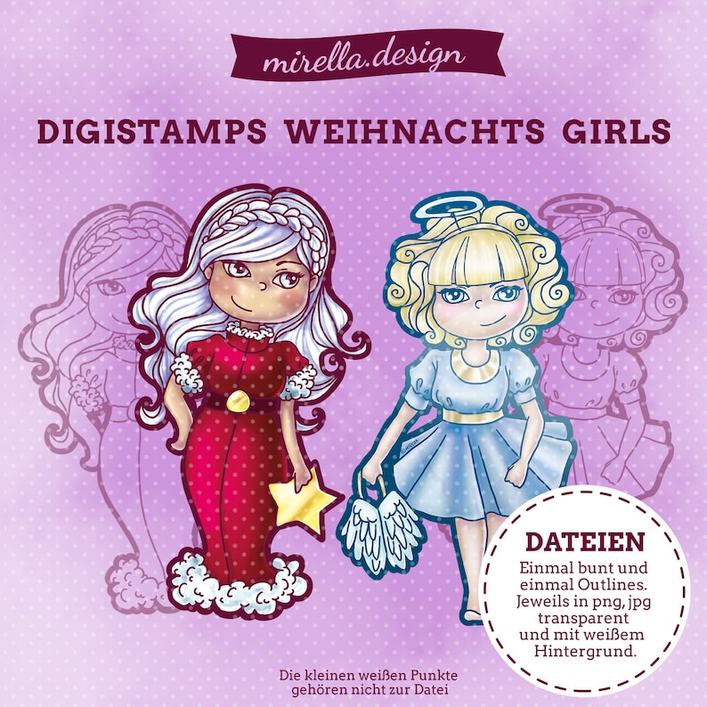 Digistamps Christmas Girls image 1