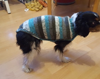 Dog sweater hand-knitted warm and comfortable