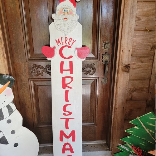 CUTE Snowman Porch Sign. Winter Porch Sign. Snowman Sign. - Etsy