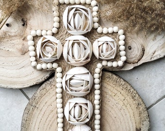 Croix Murale Coquillage Etsy