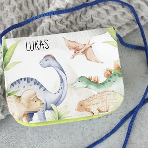 Brustbeutel für Kinder personalisiert Dinosaurier Dinos