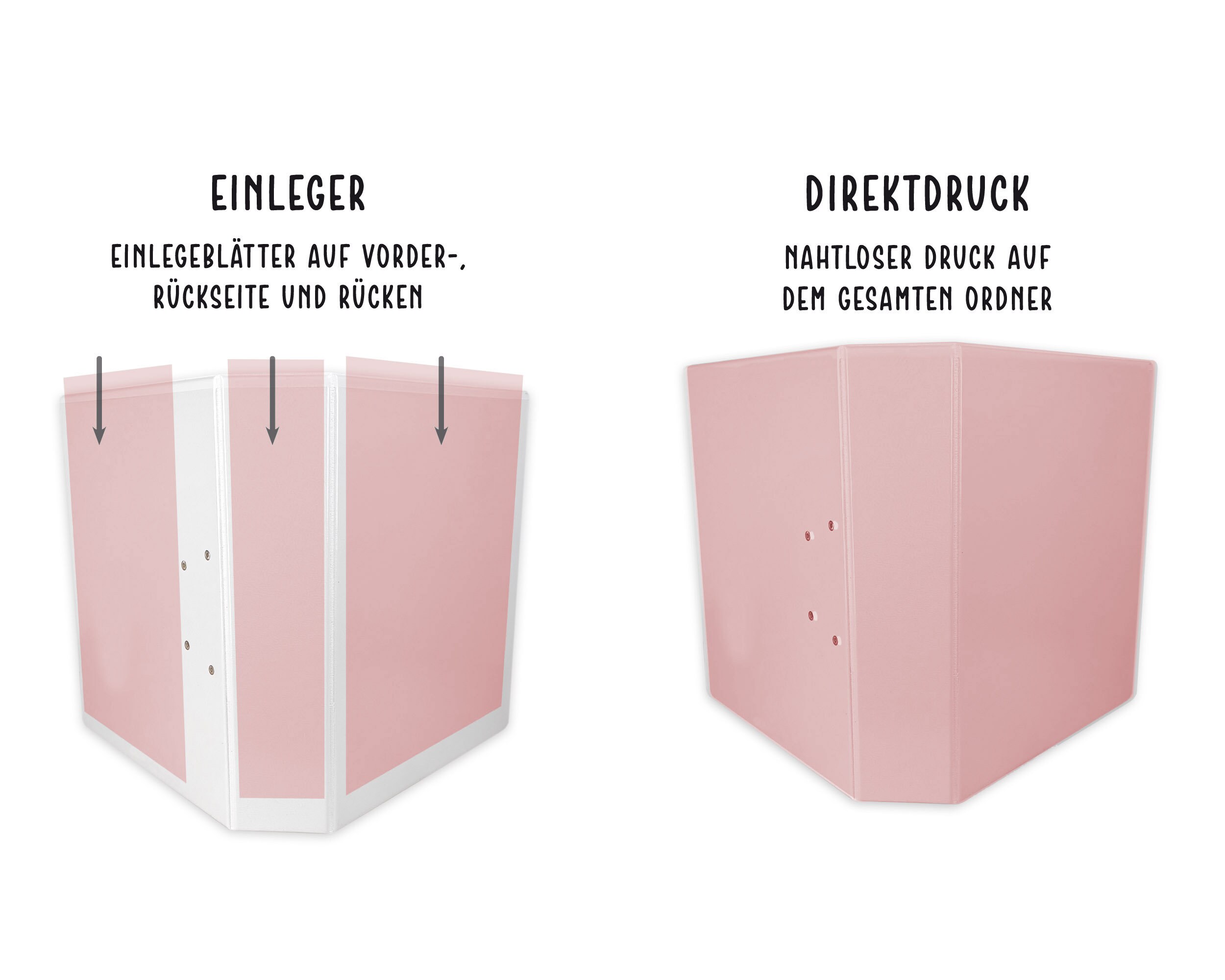 Kindergartenordner Reh, Ordner personalisiert mit Name, Portfolio, Sammelordner, Kindergartenmappe, Kita-Ordner