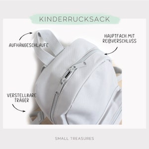 Kindergartenrucksack Bär, Kindergartentasche personalisiert, Farbauswahl, Geschenkidee für Kinder, Kindergartenkind image 5