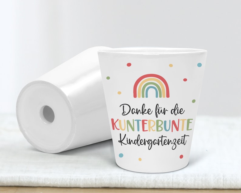 Blumentopf Abschiedsgeschenk Kindergarten Grundschule Erzieherin Lehrerin image 4