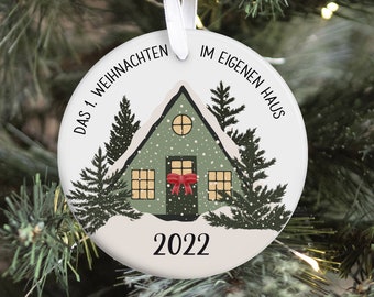 Christmas pendant house building home moving in, Christmas decoration
