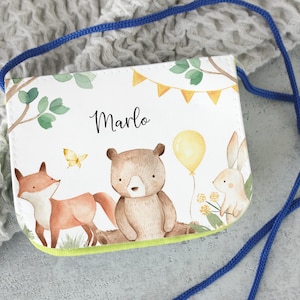 Brustbeutel für Kinder personalisiert Wald