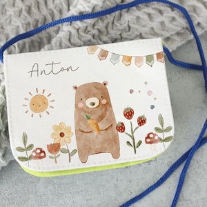 Brustbeutel für Kinder personalisiert Bär