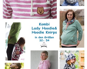 Combination Ebook “Hoodie Knirps” & “Lady Hoodie”